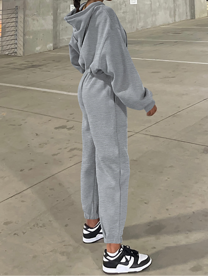 Gray Jogger Set