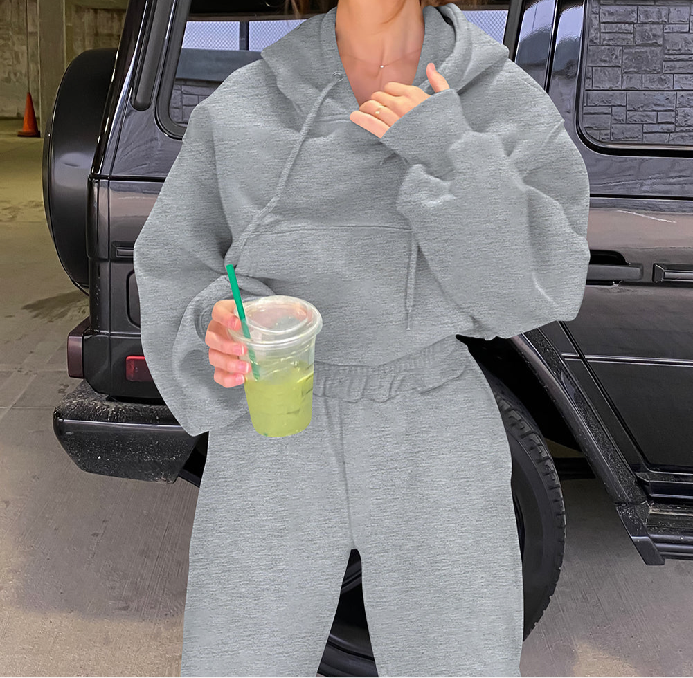 Gray Jogger Set