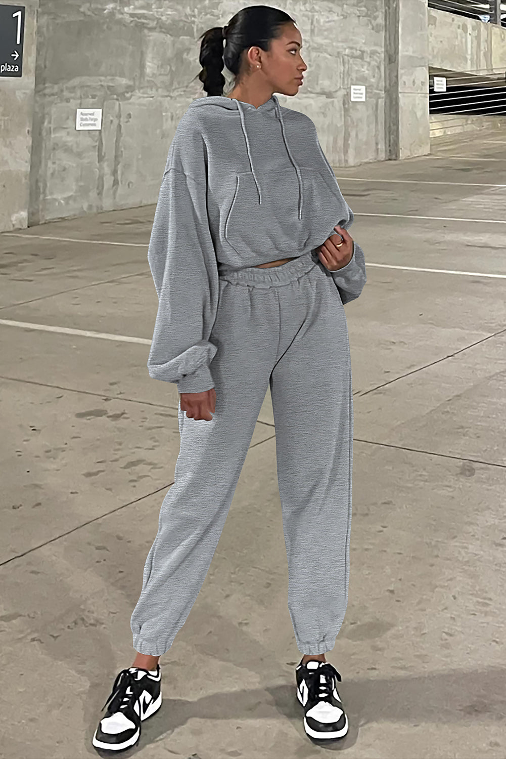 Gray Jogger Set