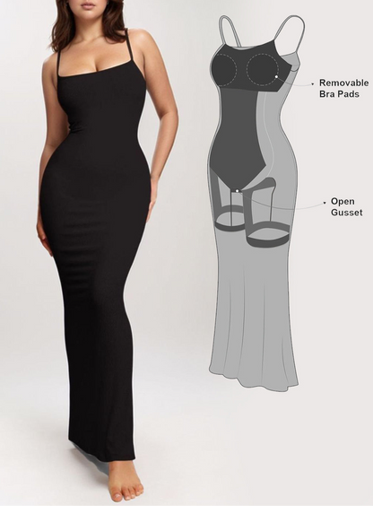 Basic Bae Built-In Shapewear Maxi Dress