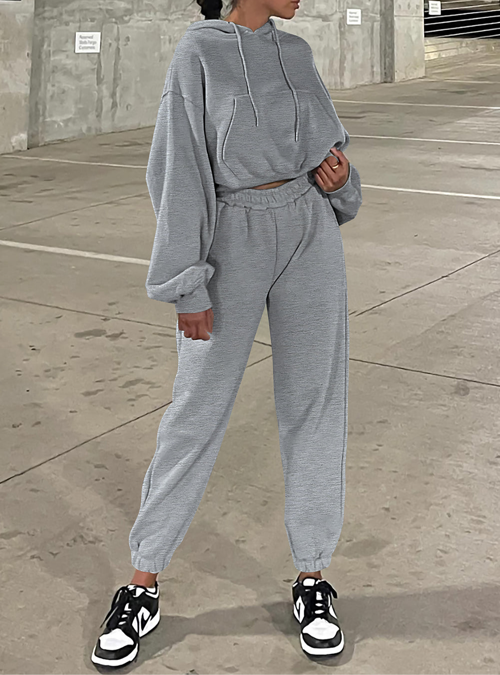 Gray Jogger Set