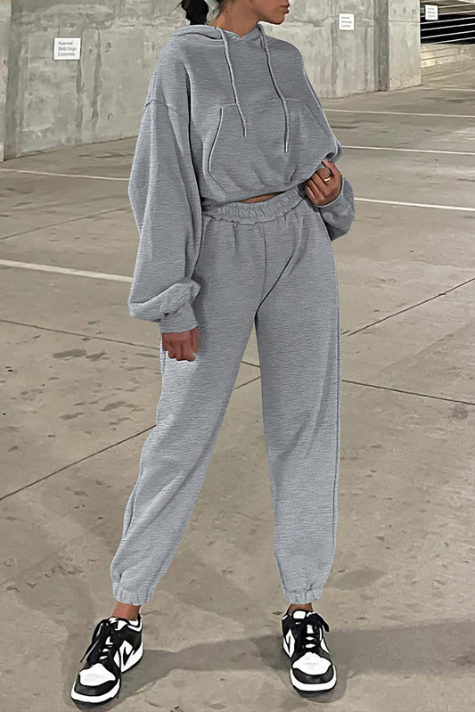 Gray Jogger Set