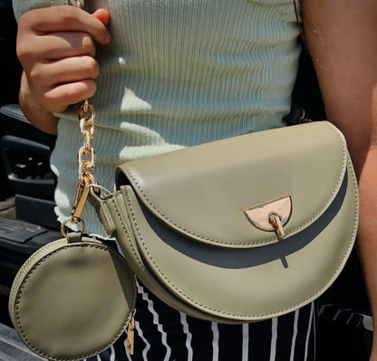 Belize olive crossbody
